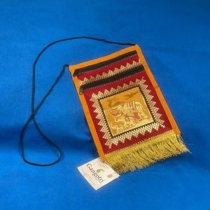 Gangotti Handmade and dyed cross body bag from India